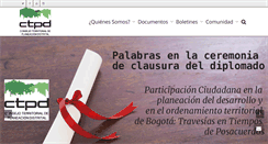 Desktop Screenshot of ctpdbogota.org